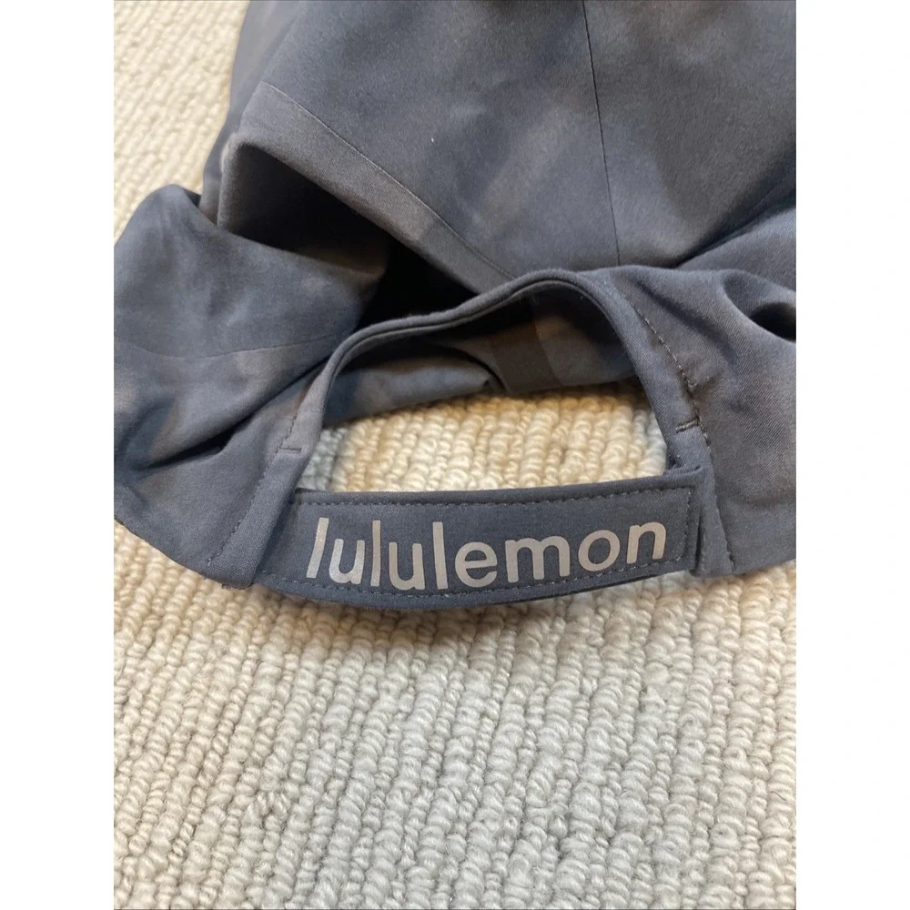 Lululemon Fast and Free Running Hat Adjustable Cap Diamond Dye Gray Women's